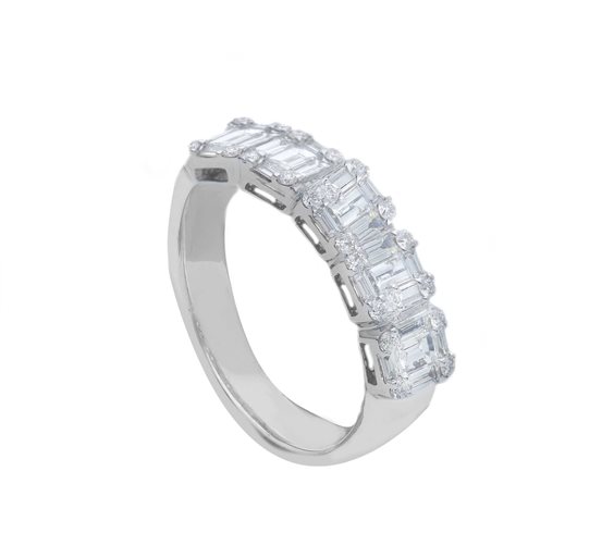 Anello Babila Milano Donna in Oro bianco Diamante 0.73 Ct 289395BB - 289395BB